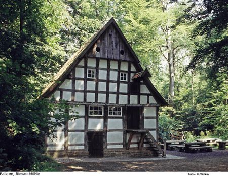 Wassermühle Riesau in Bramsche/Ueffeln