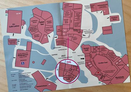 Wegweiser Weihnachtsbasar 2025 Freie Waldorfschule Evinghausen